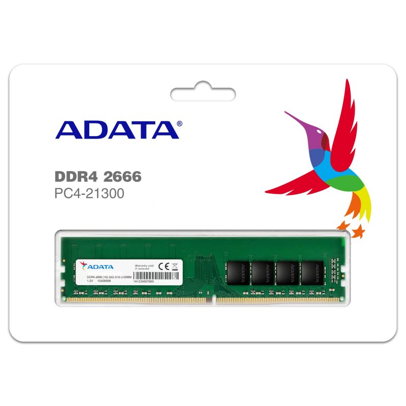 Adata Ad4u266616g19 Sgn Ddr4 16gb 2666